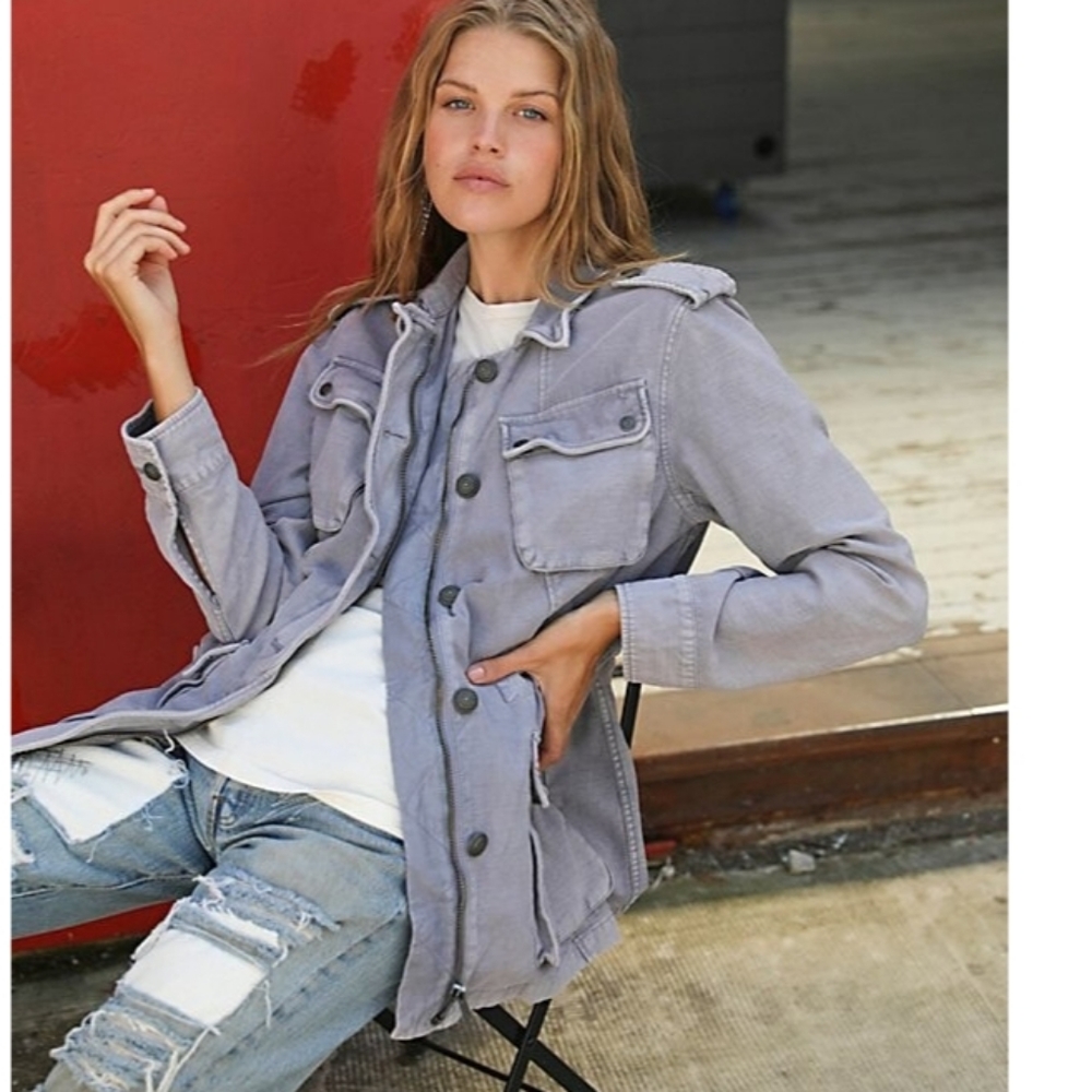 Free People Not your Brother's surplus military jacket